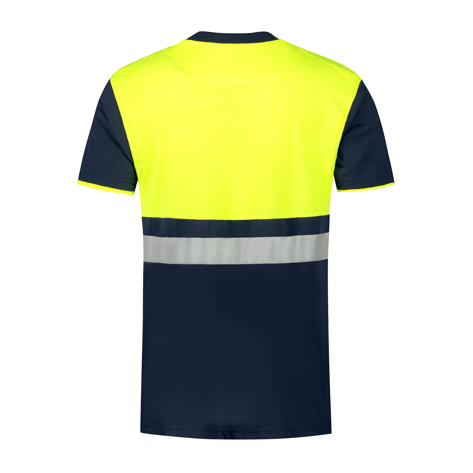 Santino T-Shirt Hannover Marineblau/Fluor Yellow Gr. M