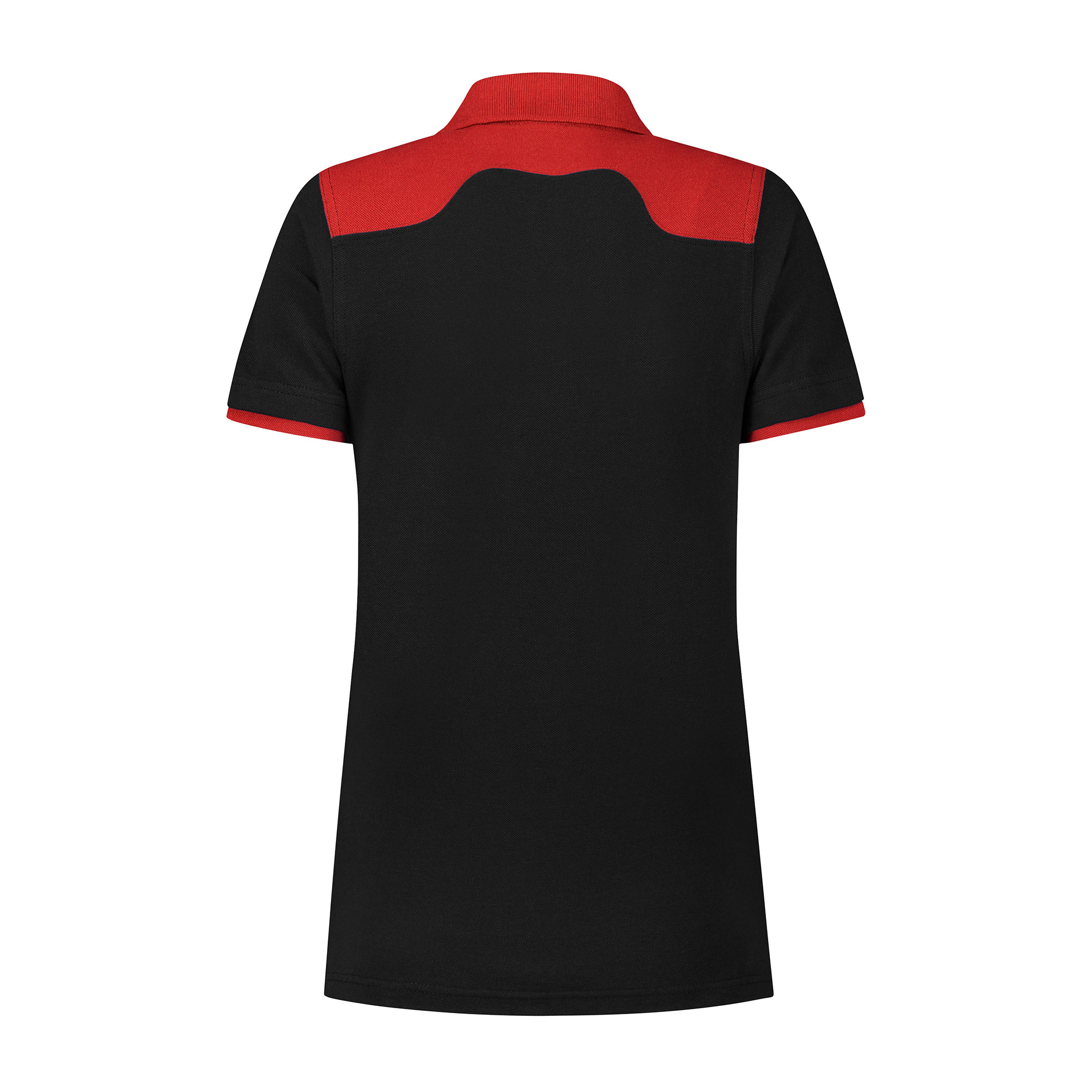 Santino Poloshirt Tivoli Ladies Schwarz/Rot Gr. S