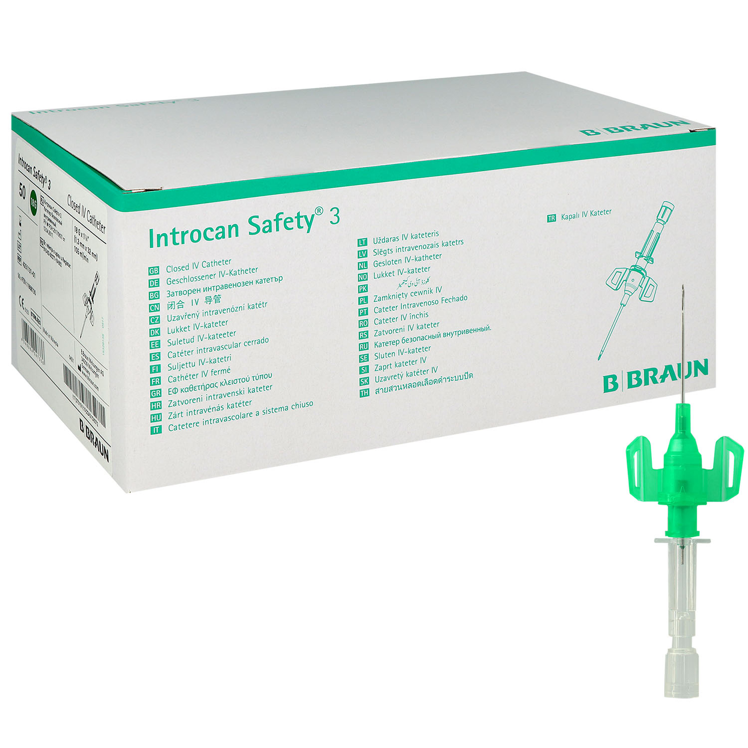 Introcan Safety® 1,70 x 32 mm G 16 grau, PUR - Packung à 50 Stück