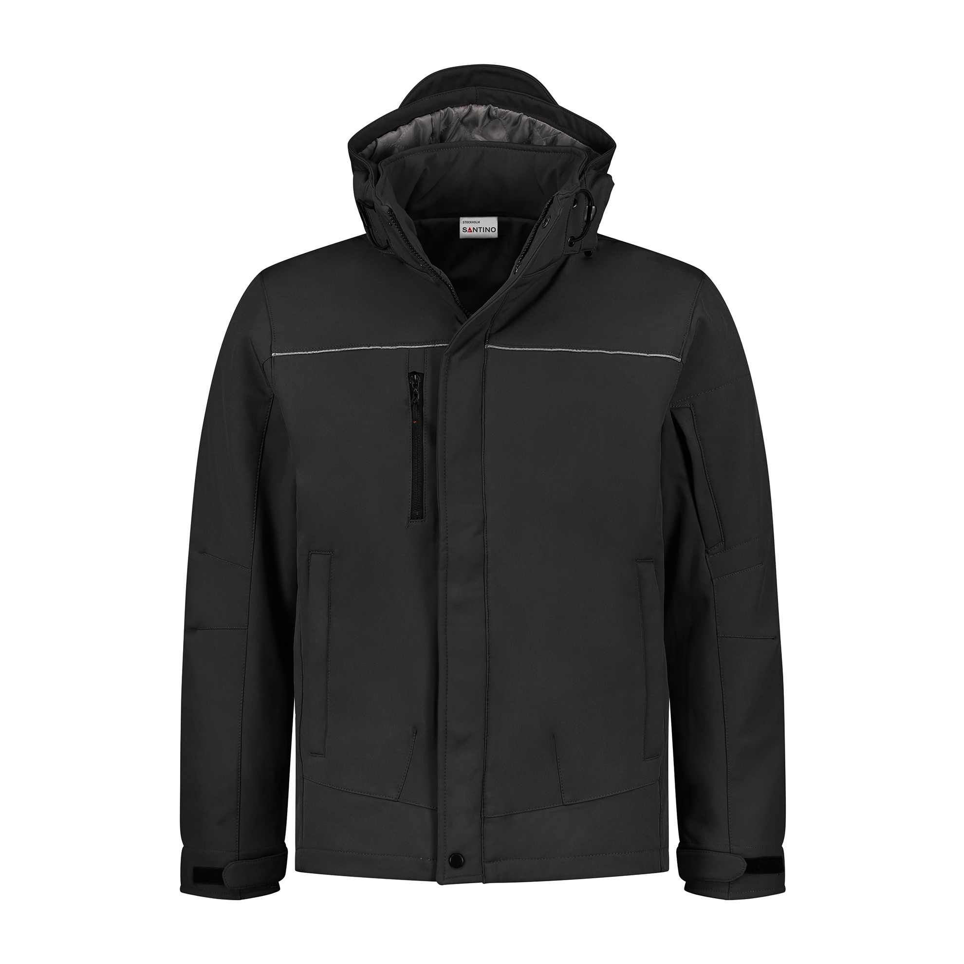 Santino Softshell Jacket Stockholm Schwarz Gr. L